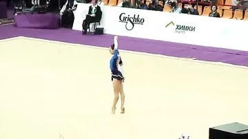 Когда грузинская гимнастка начала танцевать лезгинку, зал взвыл от восторга