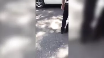 Опубликовано видео с места расстрела полицейских в Алма-Ате