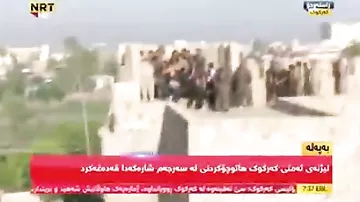 Появилось видео нападения боевиков на иракский город Киркук