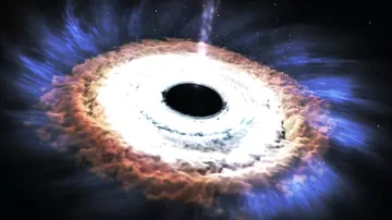 Как чёрная дыра разрывает звезду на части - 1