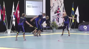 Удивительное выступление шведских девушек на чемпионате мира в прыжках на скакалке