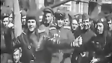 Победная лезгинка советских солдат, в мае 1945 года, в Берлине
