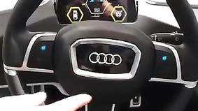 Audidən ecazkar sükan dizaynı