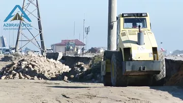 Qala-Pirallahı yolunun 22-23-cü km-lik hissəsi yenidən qurulur