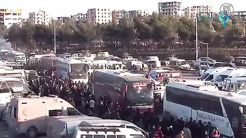 19 тысяч человек уже эвакуированы из Алеппо в Идлиб