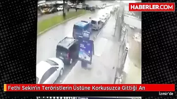 Героический поступок полицейского, погибшего во время теракта в Измире попал на камеру