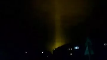 На камеру жителя Башкирии попал ужасающий светящийся НЛО