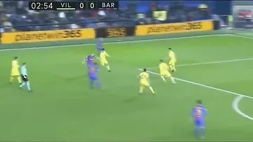 Лионель Месси опять спас «Барселону» в матче с «Вильярреалом»