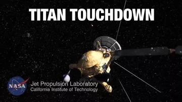 НАСА показало спуск станции Huygens на Титан