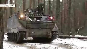 НАТО показало, как остановить колонну танков без оружия