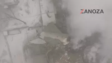 Опубликовано видео с дрона с места крушения Boeing в Киргизии