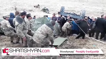 В Сети появилось видео с места ДТП с армянскими солдатами