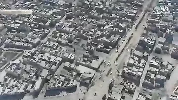 Момент взрыва в сирийском Эль-Бабе сняли с беспилотника