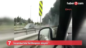 В Стамбуле разбился вертолет