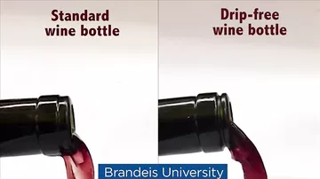 Биофизик создал винную бутылку, с которой не капает