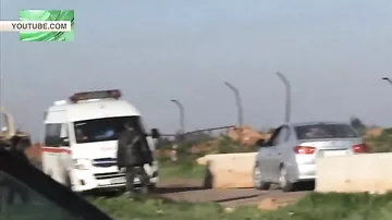 Опубликовано видео с места атаки США на авиабазу в Сирии