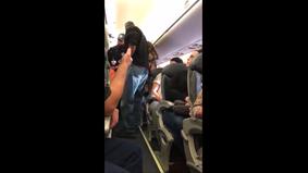 В США лишнего пассажира силой выволокли из самолета