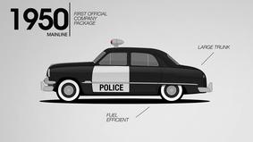 Ford показал эволюцию полицейских машин за 67 лет
