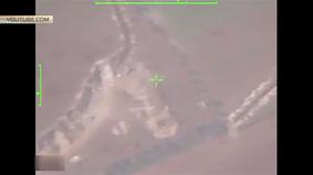 Авиаудар сирийских военных хоронит банду террористов под землей