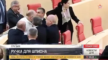 Грузинские депутаты устроили потасовку из-за «иностранного резидента»