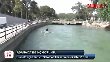 В Турции водитель утопил своё авто в канале, чтобы его "охладить"