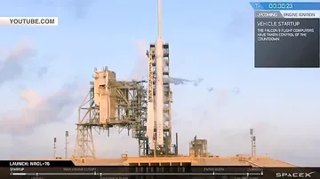 В США запущена ракета Falcon 9 с секретным спутником