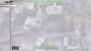 Опубликованы уникальные кадры уничтожения боевиков с беспилотника в Сирии