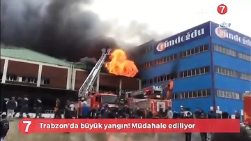 На севере Турции горит завод