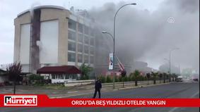 Türkiyədə yeni açılan oteldə YANĞIN