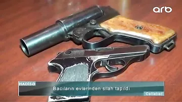 Cəlilabadda iki bacının evindən silah tapıldı