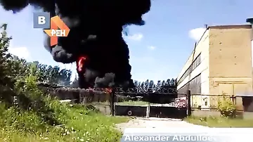 Первые кадры с места страшного пожара в Ярославле