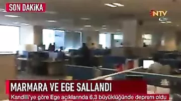 İstanbulda güclü zəlzələ baş verdi