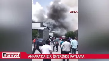 Ankarada güclü partlayış: Yaralılar var