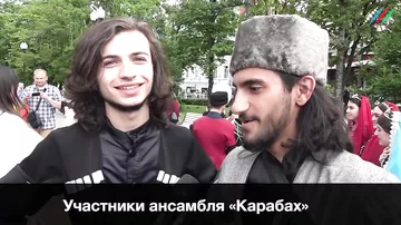 Азербайджанцы на фестивале "Многонациональная Россия - 2017"