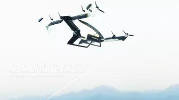 Работу беспилотного летающего такси показали на видео