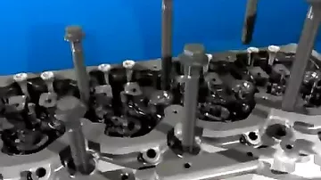 Работа дизельного двигателя 3D