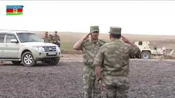 Минобороны Азербайджана распространило видео этапа широкомасштабных учений ВС с боевыми стрельбами