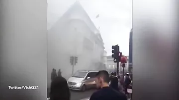 Лондон скрылся под завесой дыма из-за крупного пожара