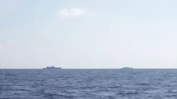 Появилось видео мощного ракетного удара кораблей РФ по ИГИЛ