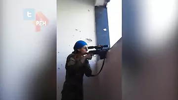 Пуля террориста едва не убила женщину-снайпера в Ракке