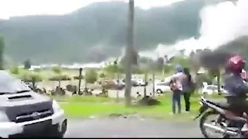 В Индонезии потерпел крушение спасательный вертолет