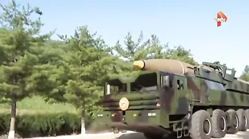 Обнародовано видео пуска КНДР баллистической ракеты