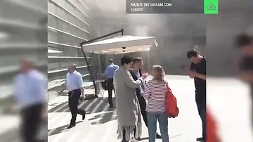 Пожар в офисе "Яндекса" в Москве