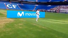 Новичок "Реала" за 30 млн евро завалил чеканку мяча на презентации