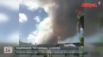 Türkiyənin məşhur turizm mərkəzi yanır: çaxnaşmaya düşüb, meşədə itənlər var