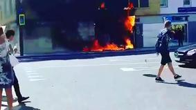 В Москве произошел пожар в одном из торговых центров
