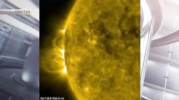 Пятно на Солнце размером с Землю показали на камеры