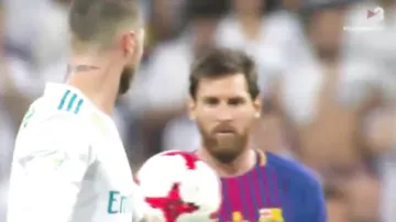 Ramos Messiyə xoşa gəlməz hərəkət etdi