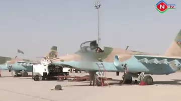 Штурмовики Отдельной общевойсковой армии Нахчывана провела учебные полеты