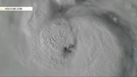 Опубликовано снятое из космоса видео урагана, поглощающего целый Техас